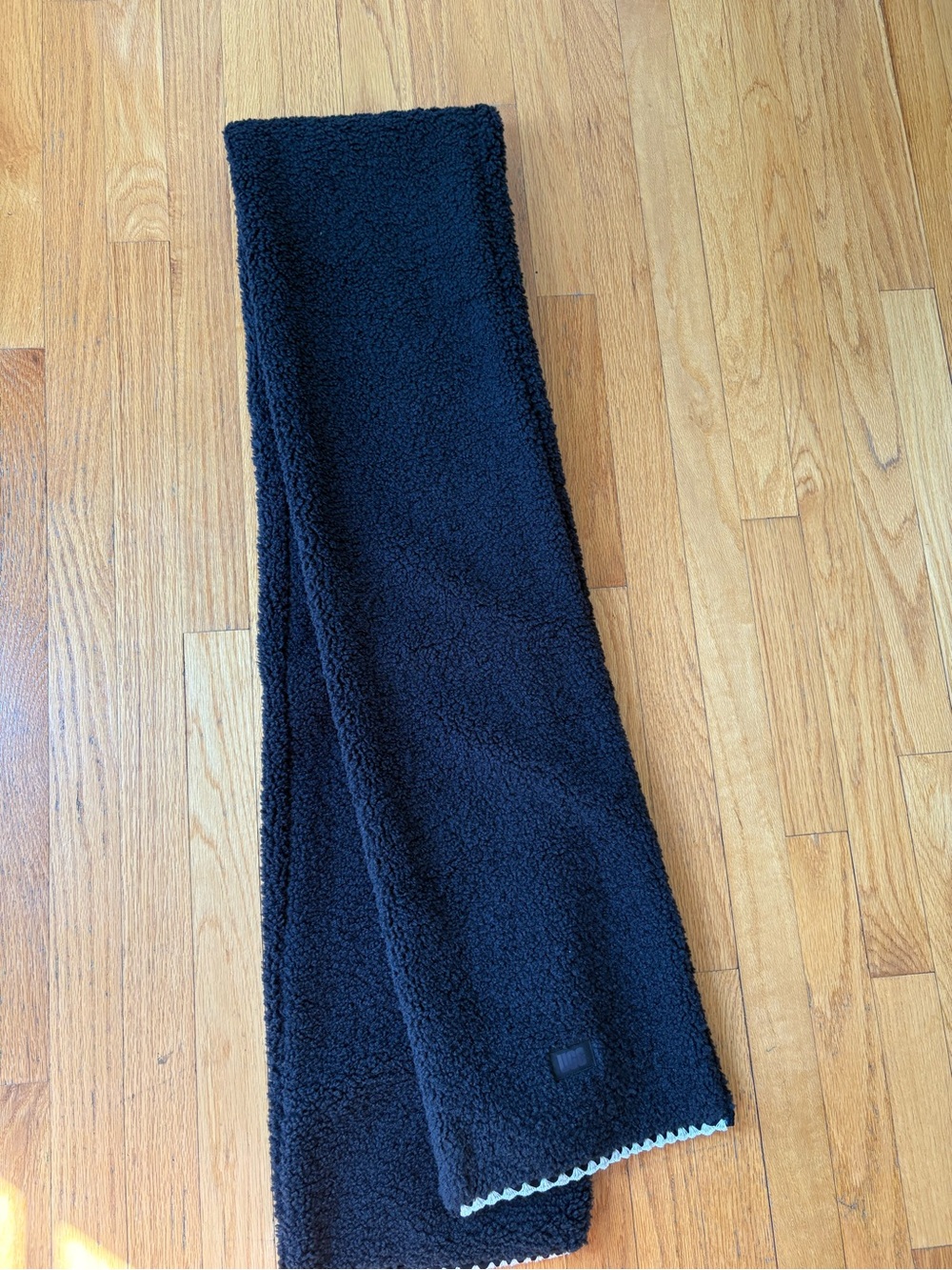 UGG Black Sherpa Scarf